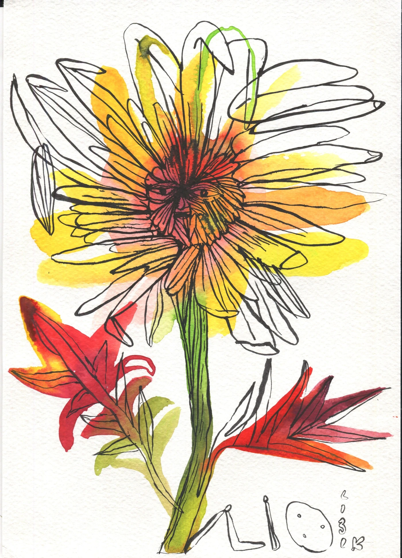 Flower man.