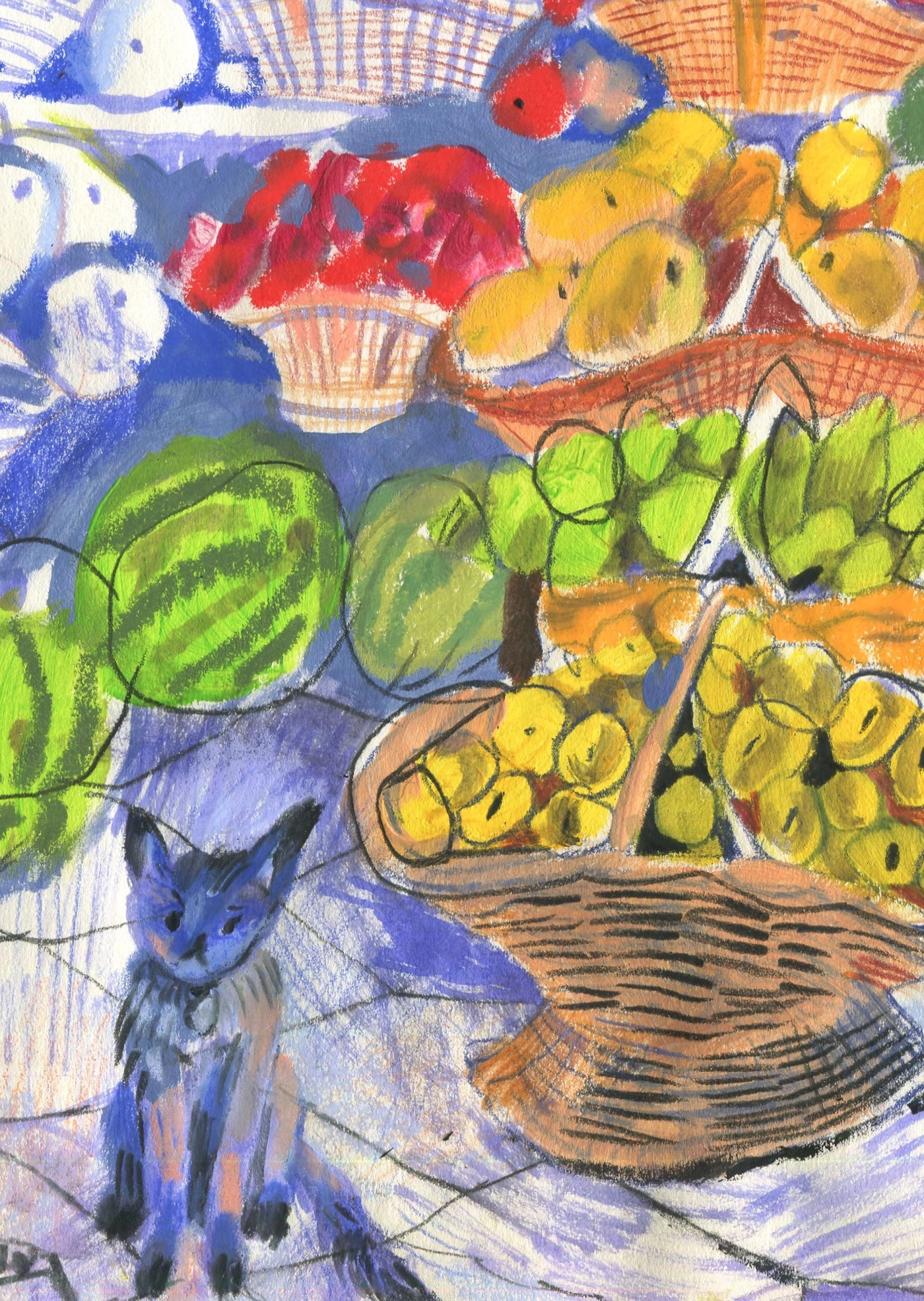 Fruit shop.