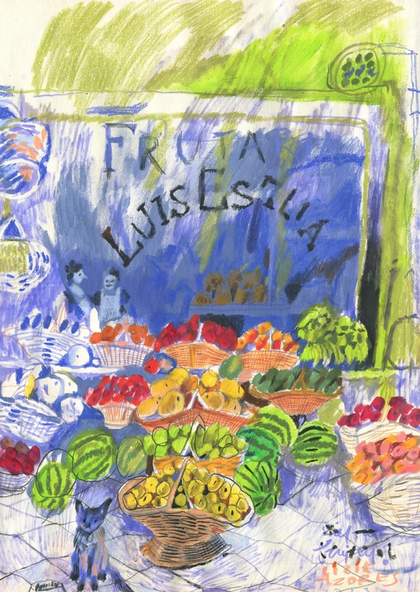 Fruit shop.