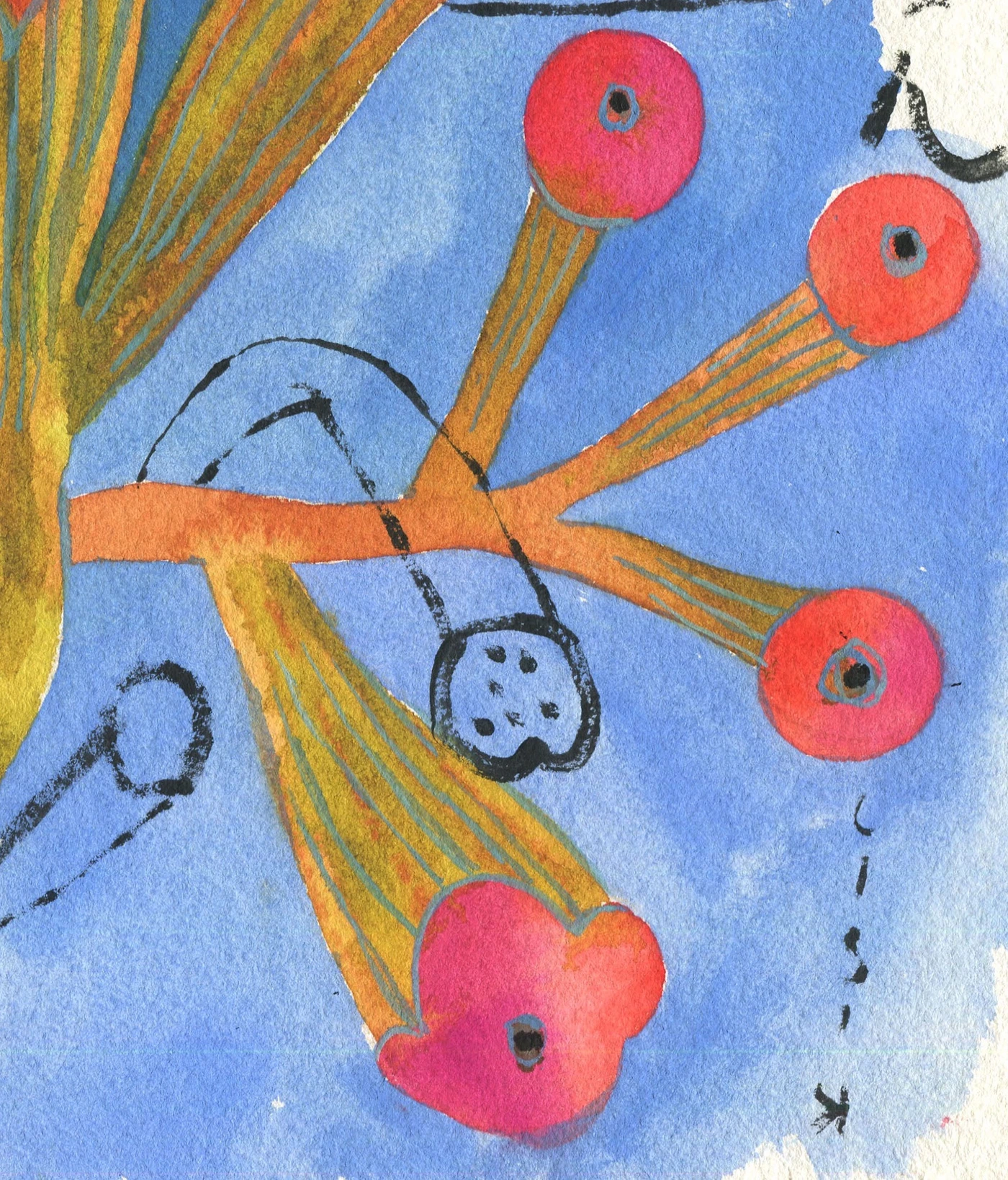 Red flower.