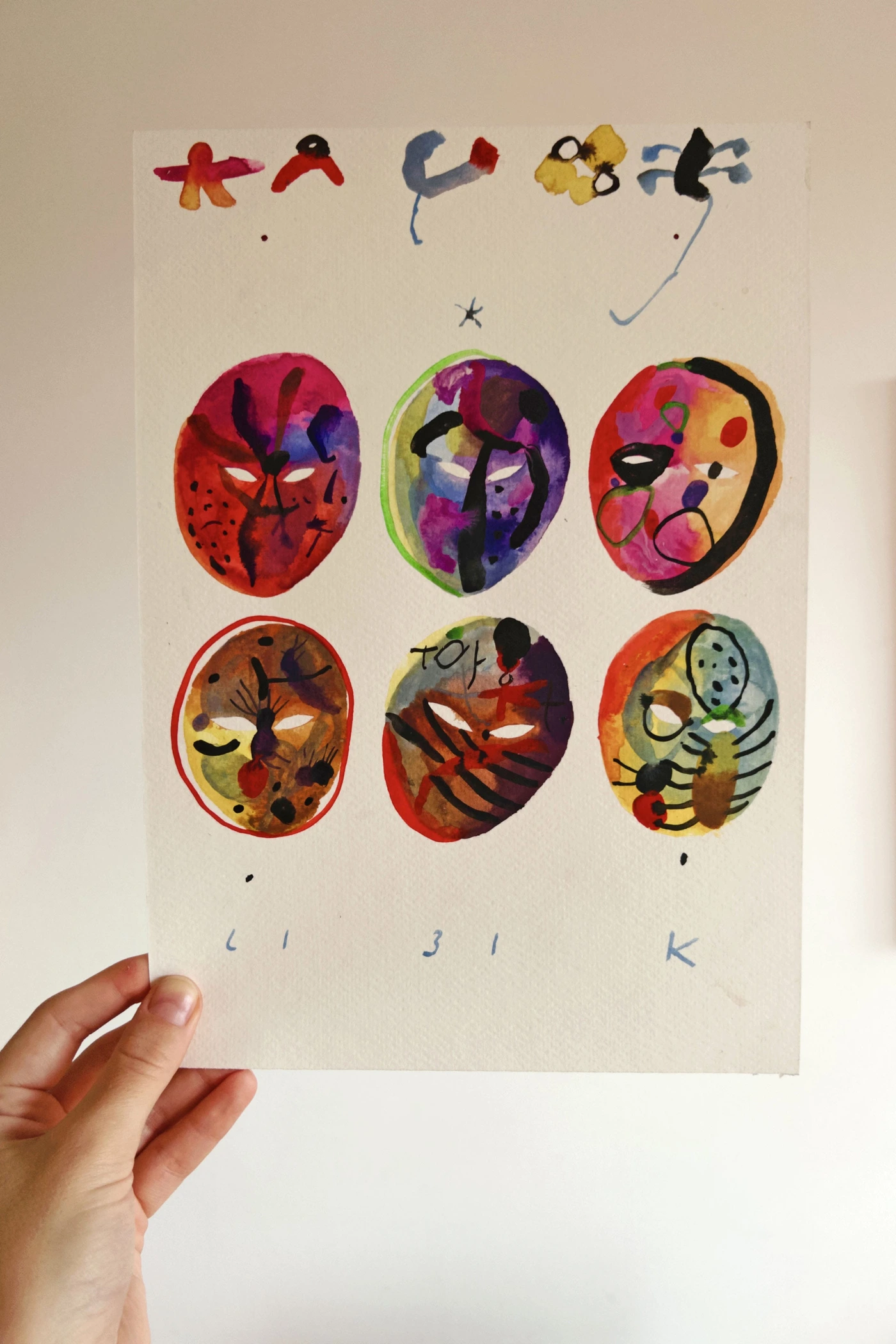 Series of watercolors.