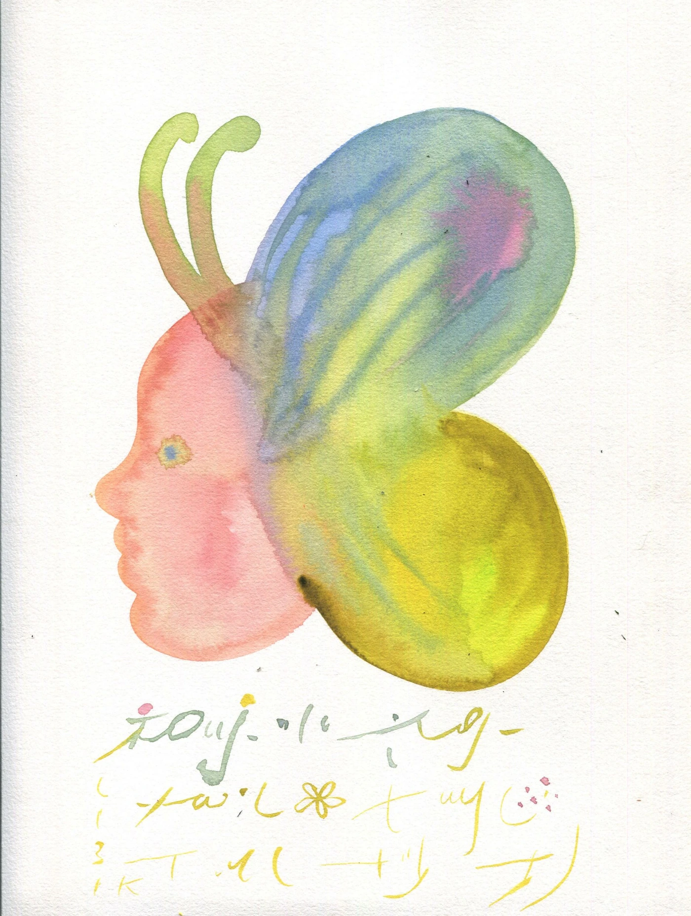 The series of works "The butterfly that used to be a man"