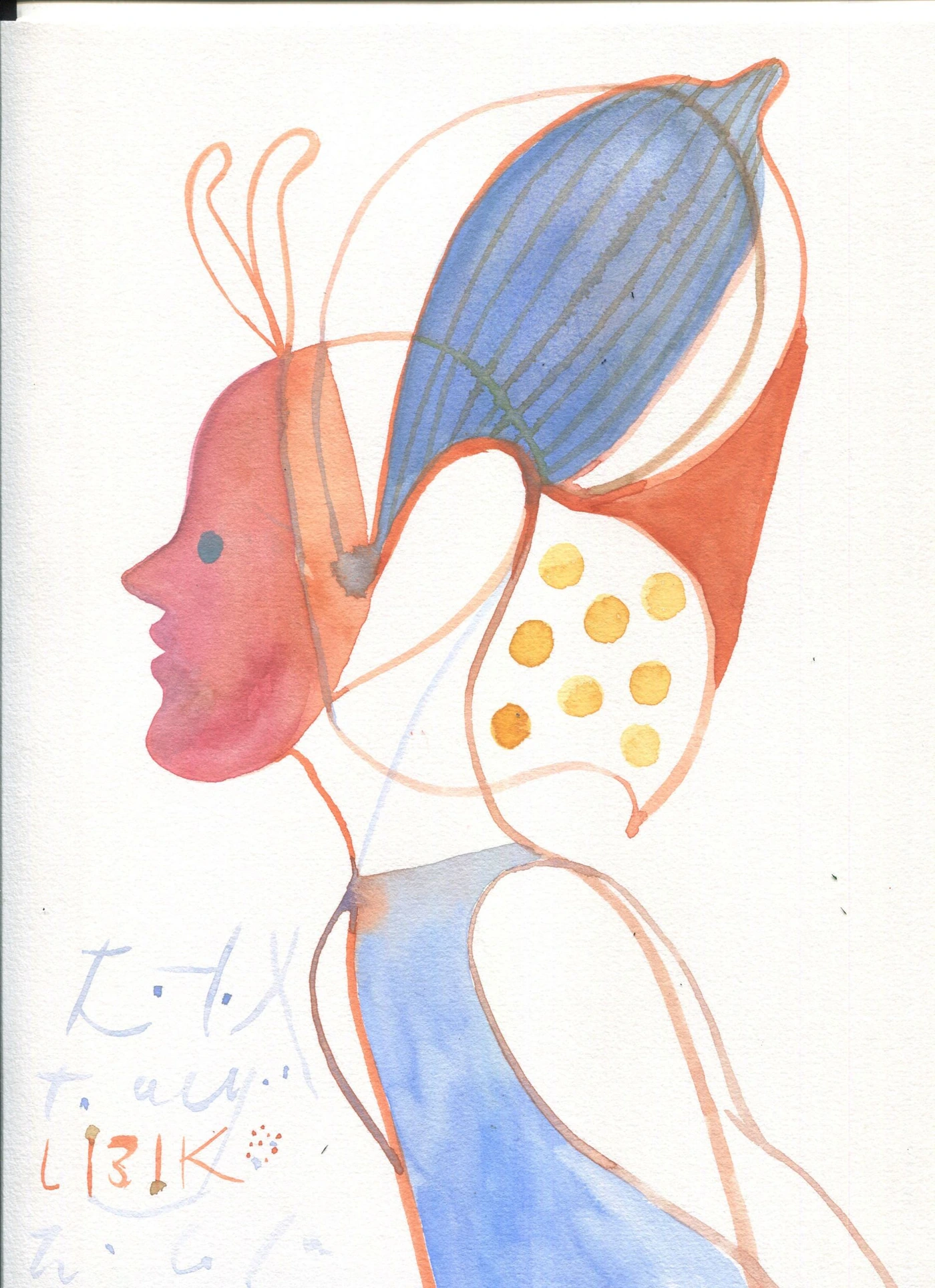 The series of works "The butterfly that used to be a man"