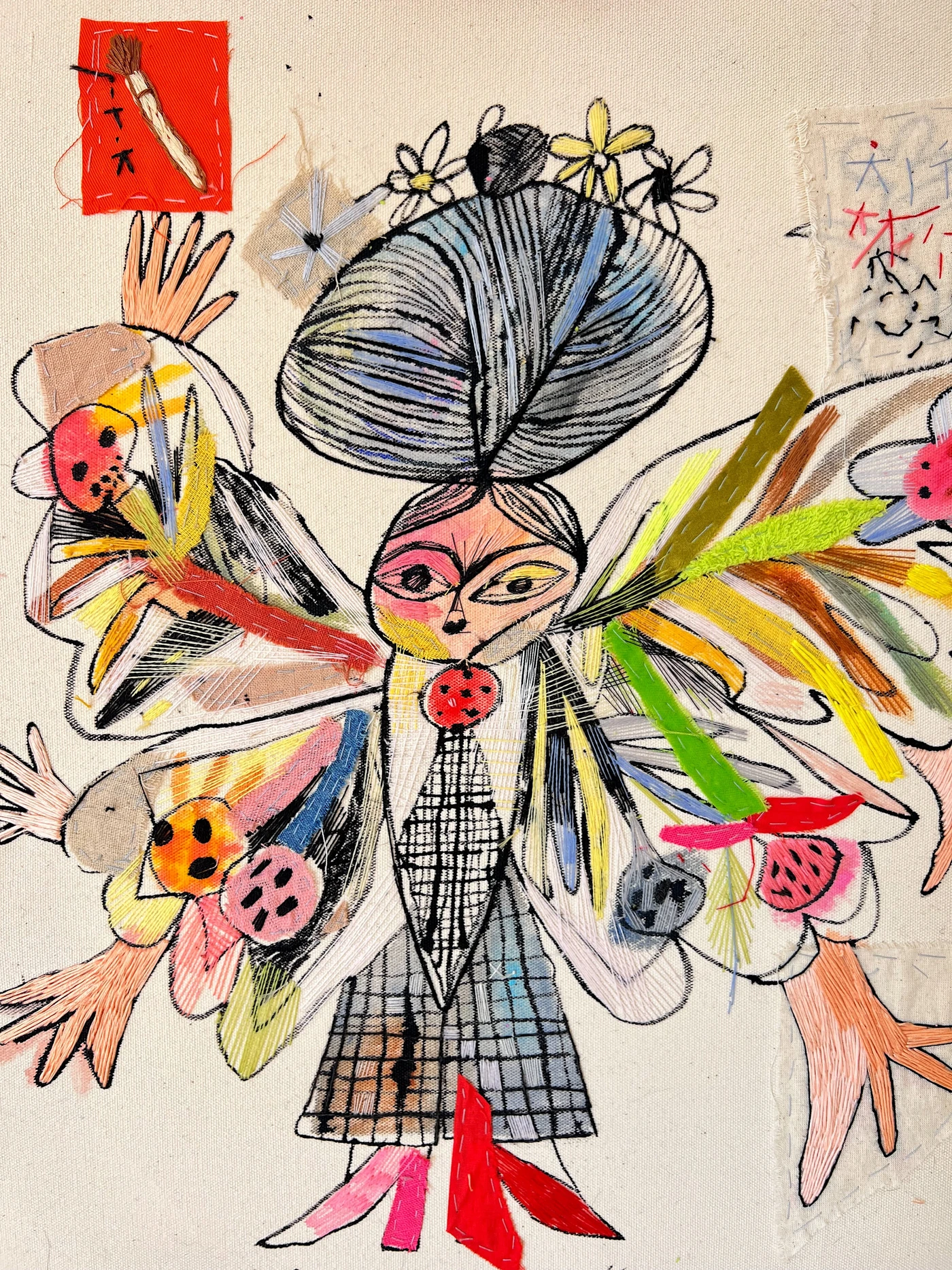 Three reincarnations of Frida Kahlo: butterfly