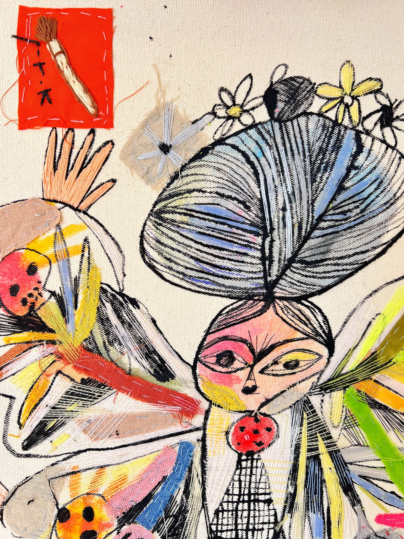 Three reincarnations of Frida Kahlo: butterfly