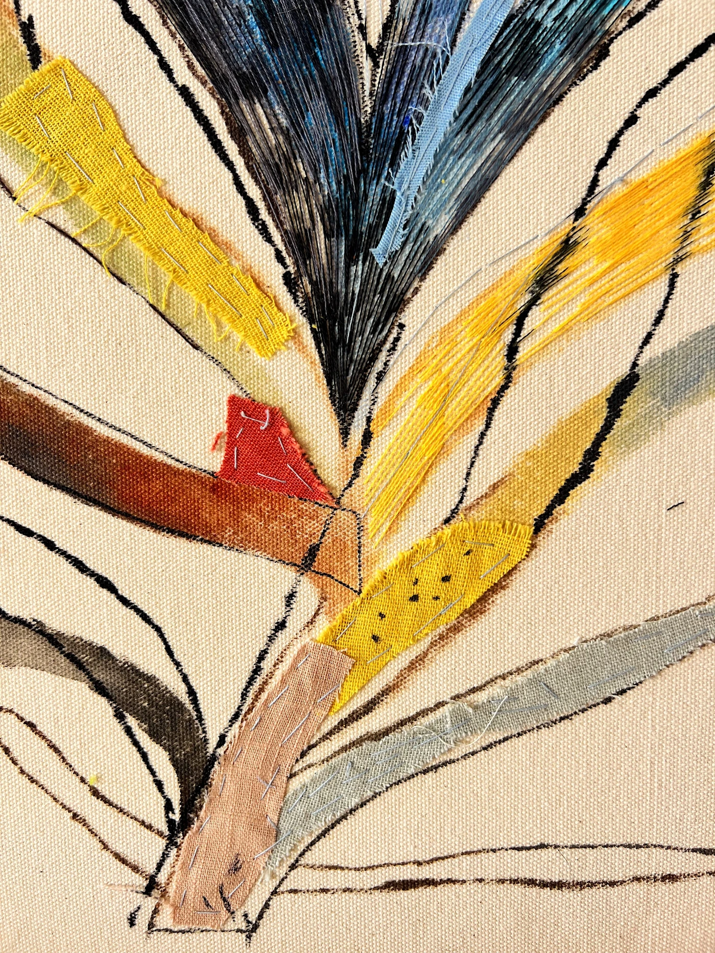 Three reincarnations of Frida Kahlo: flower
