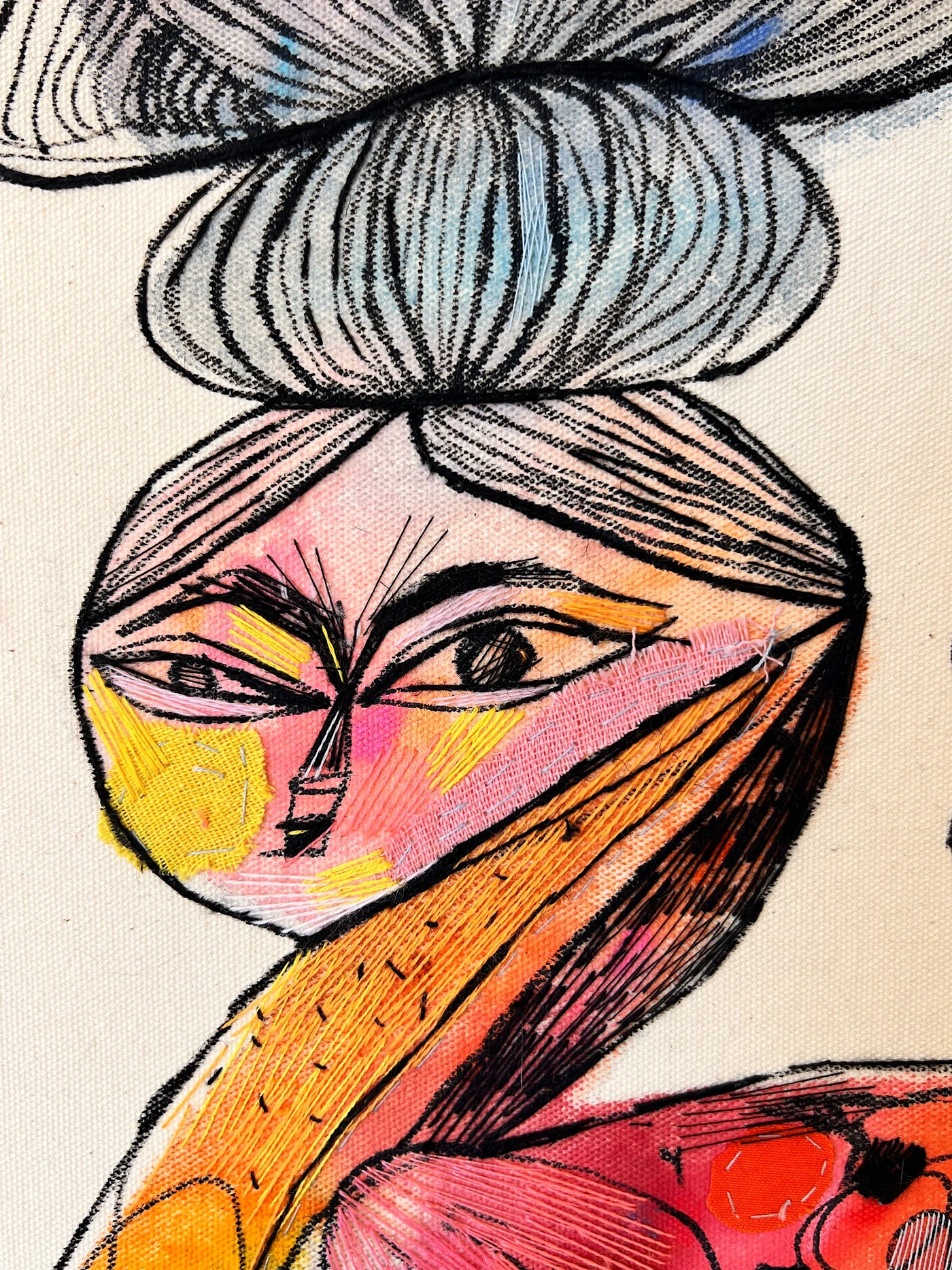 Three reincarnations of Frida Kahlo: horse