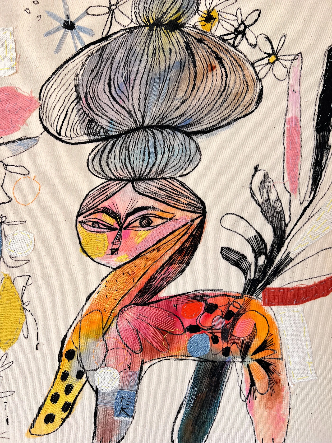 Three reincarnations of Frida Kahlo: horse