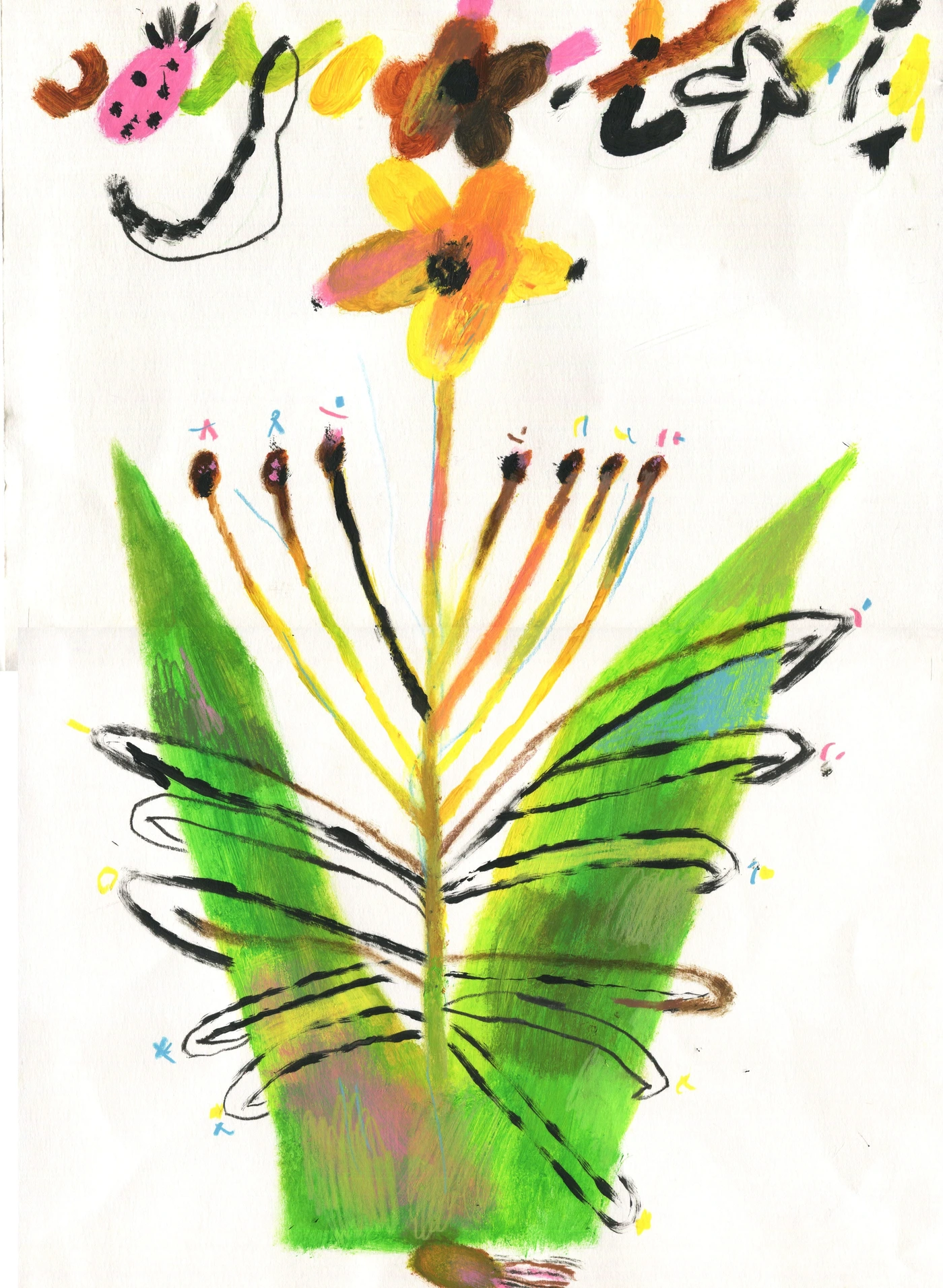 Yellow flower.