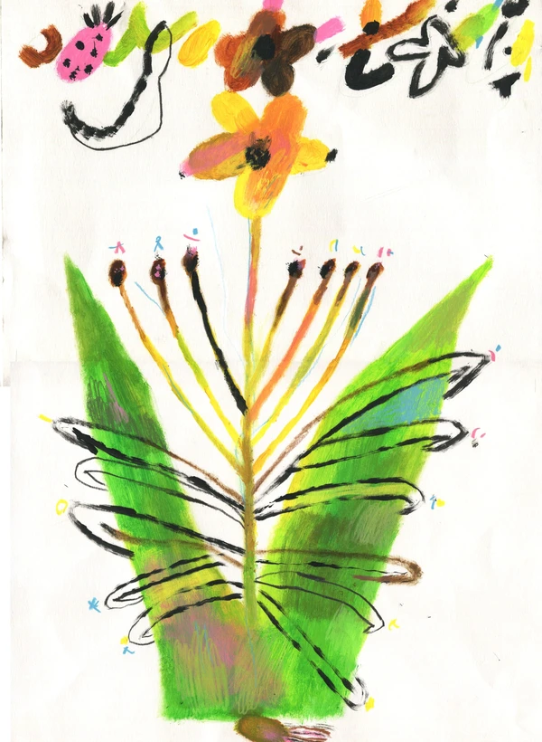 Yellow flower.
